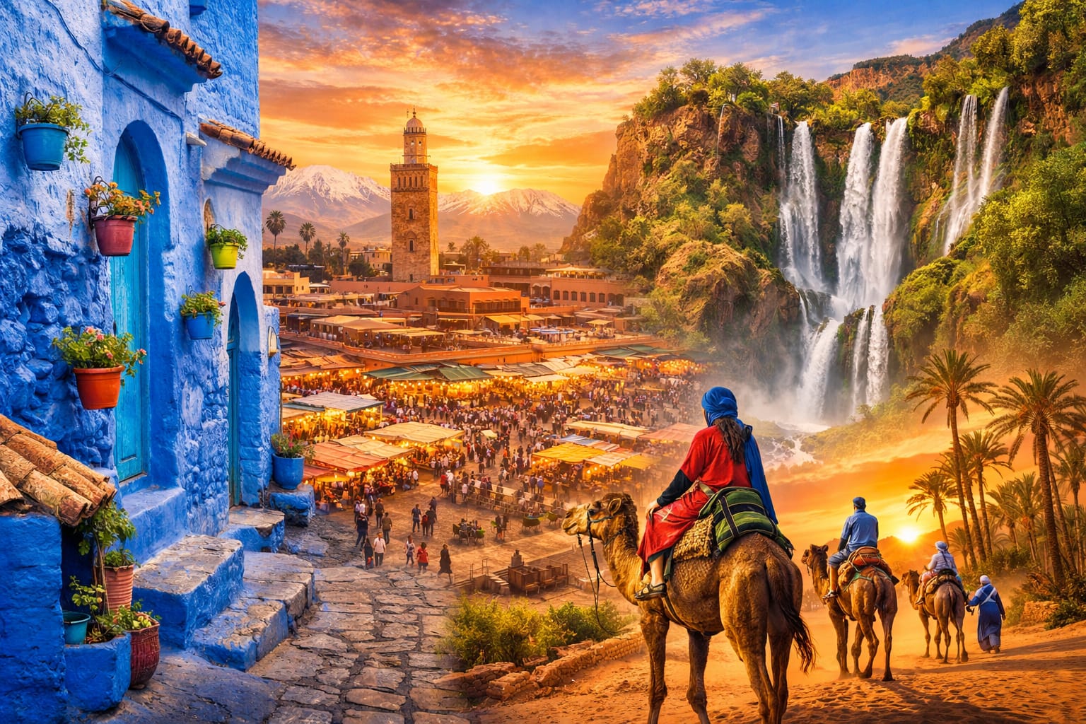 Colors of Morocco: Cities, Mountains & Medina