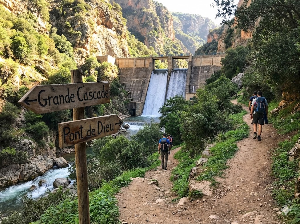 Akchour Waterfalls Adventure & Arrival in Chefchaouen